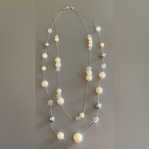 🩶 Elegant Pearl and Necklace 🩶
